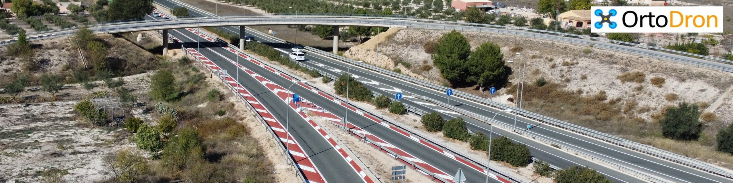 En este momento estás viendo Levantamiento fotogramétrico en el enlace de las autovías A7-CV80, Castalla (Alicante)
