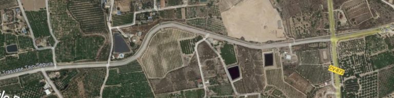 Lee más sobre el artículo Video y ortofoto de un tramo del Canal de Crevillente aguas arriba del cruce con la Ctra. CV-873 en Albatera (Alicante)